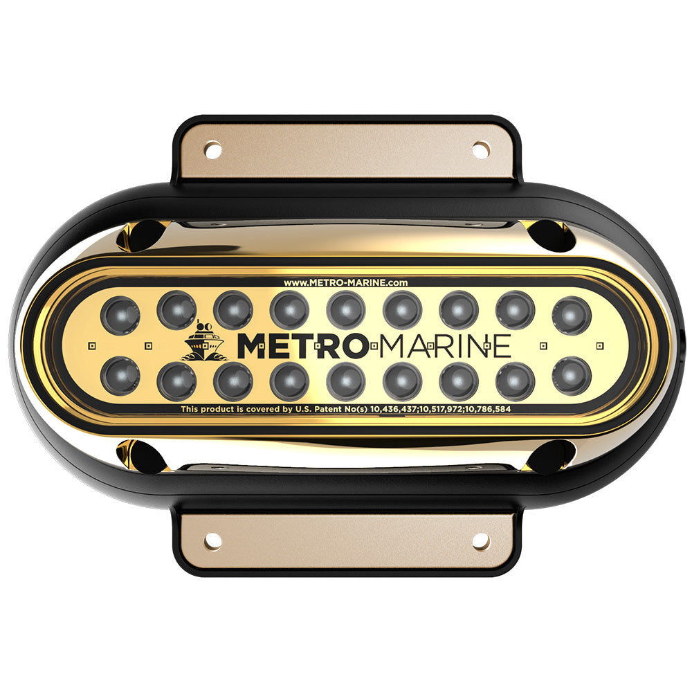 Metro Marine High-Output Elongated Surface Mount Light w/Intelligent Monochromatic LED's - White, 90° Beam