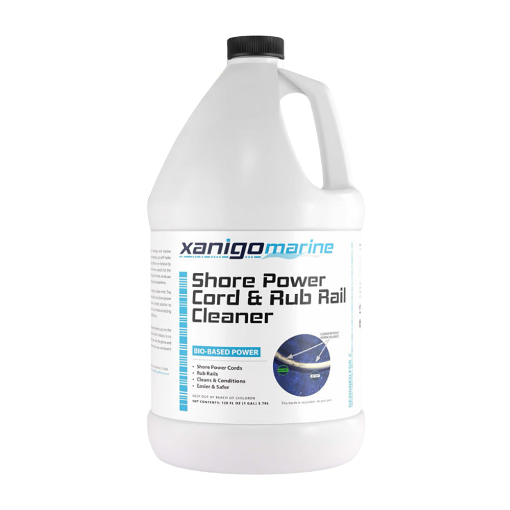 Xanigo Marine Shore Power Cord & Rub Rail Cleaner - 1 Gallon