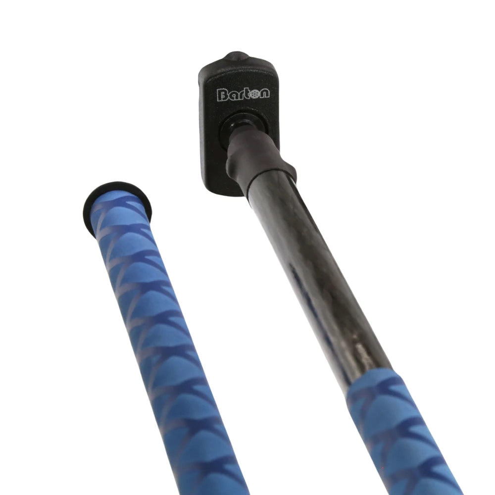 Barton Tiller Extension 900mm Carbon Fiber - Blue Soft Grip