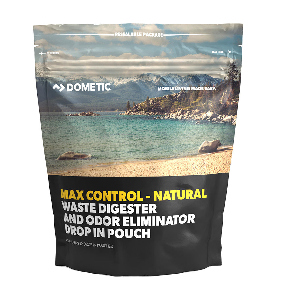 Dometic™ Max Control Waste Digester & Odor Eliminator Drop-In Pouch - 12-Pack