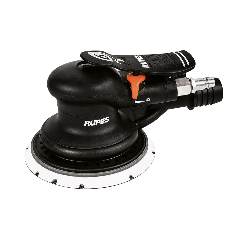 RUPES Random Orbital Palm Pneumatic Sander w/125mm Pad & 6mm Orbit-Skorpio III (Central Vac)
