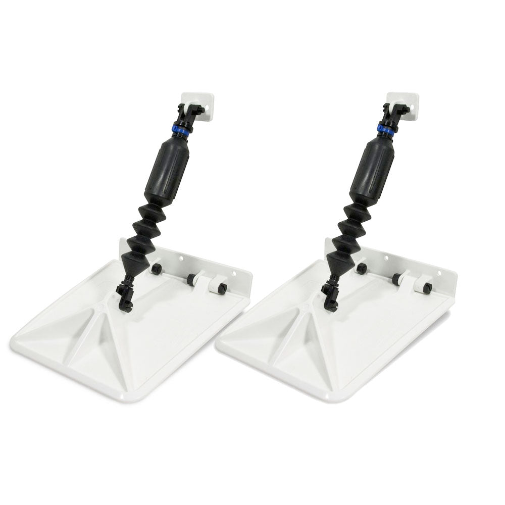 Smart Tabs SX Trim Tabs by Lectrotab 9.5” x 10” f/18'-20’ Boat w/150 - 240HP - White