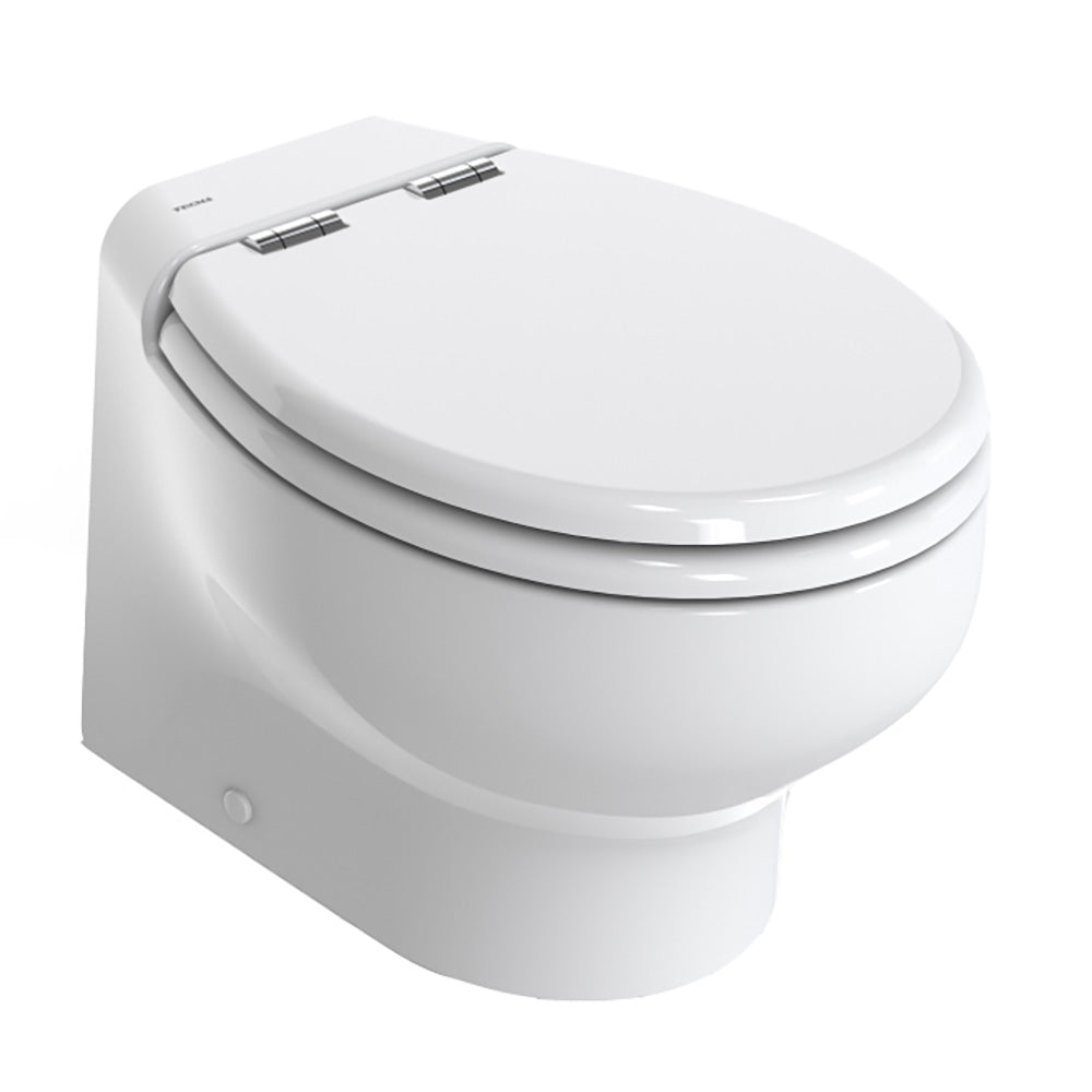 Thetford Silence Plus 2G w/Wood Polyester Soft Close Seat & Standard Solenoid - Short, White - 12V