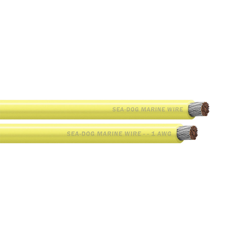 Sea-Dog 1 AWG Yellow Battery Cable - 300'