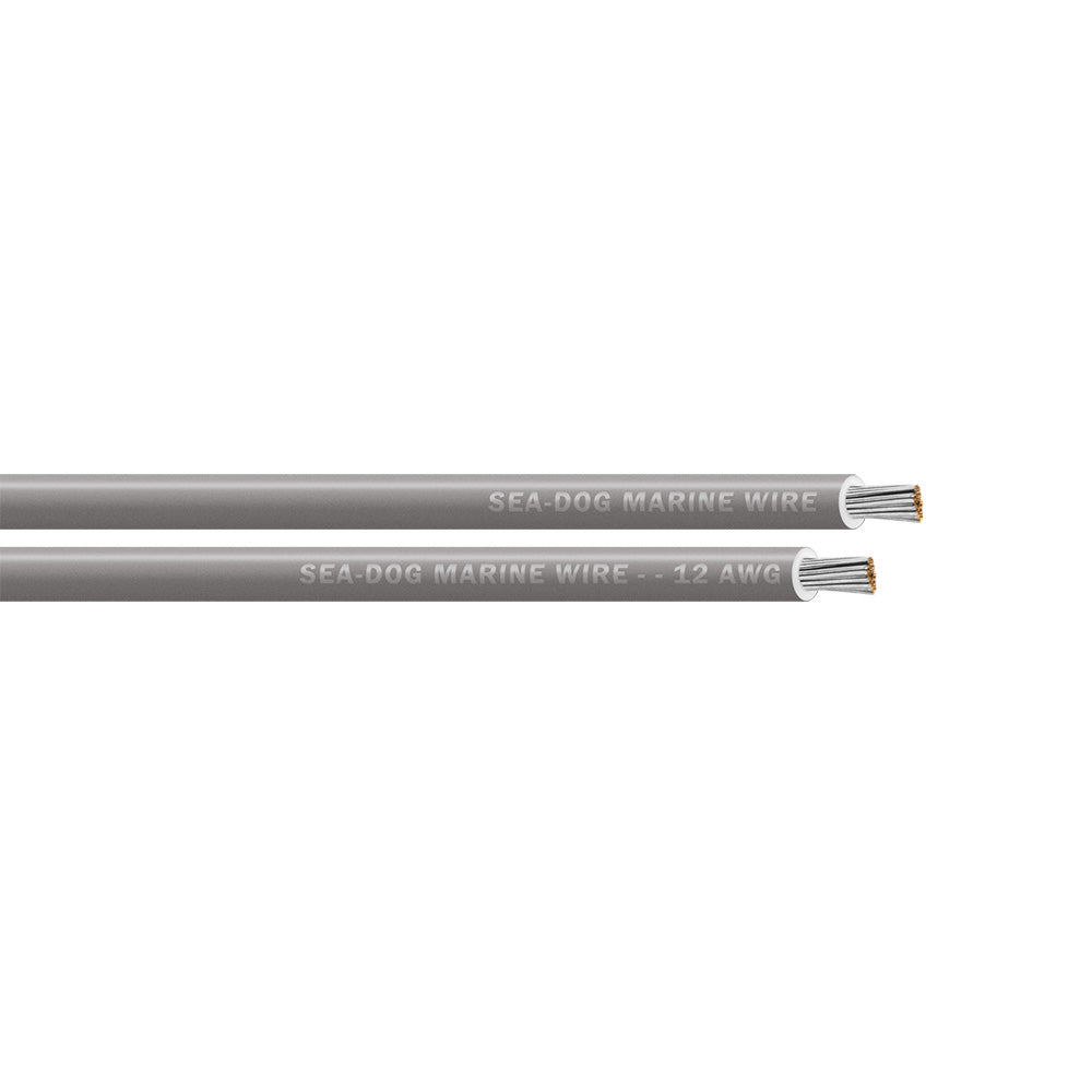 Sea-Dog 12 AWG Grey Primary Wire - 100'