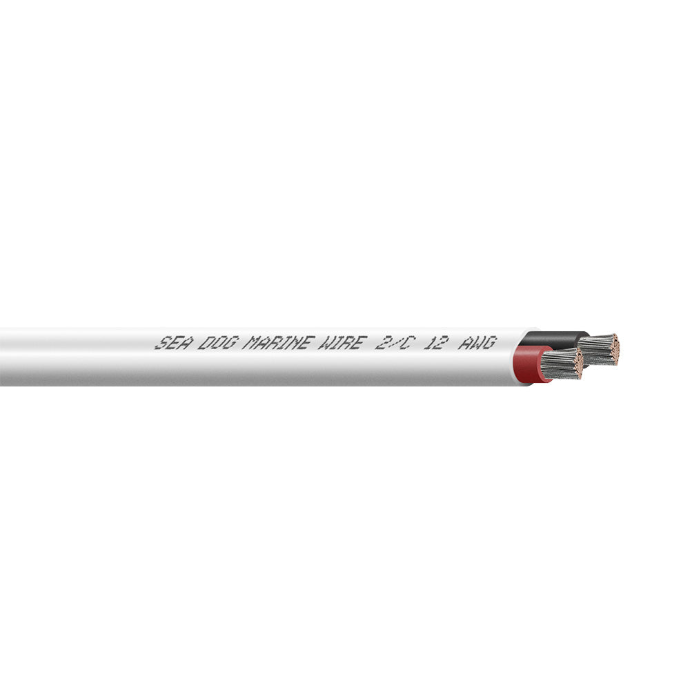 Sea-Dog 12/2 AWG Flat Duplex Wire - Red/Black - 500'
