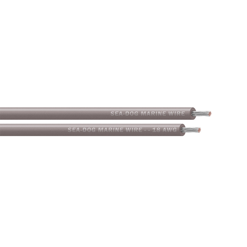 Sea-Dog 18 AWG Grey Primary Wire - 1000'