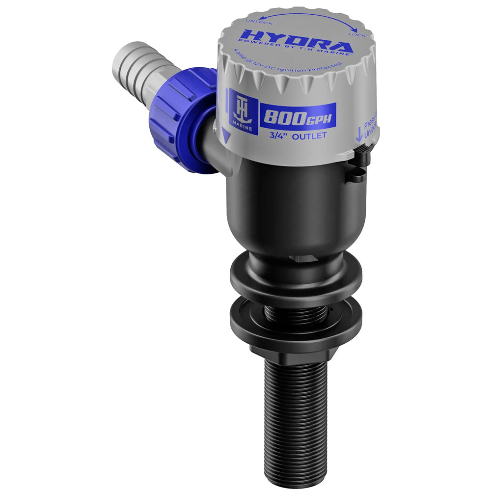 T-H Marine HYDRA™ Livewell Pump - 800 GPH - 12V - Long Nozzle
