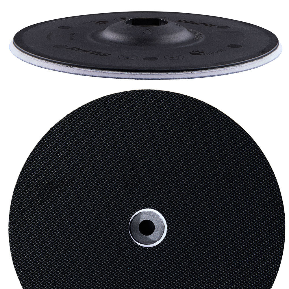 RUPES PrecisionPro Backing Plate - 125mm/5" - Velcro M8 Bolt & Shroud Lubricant