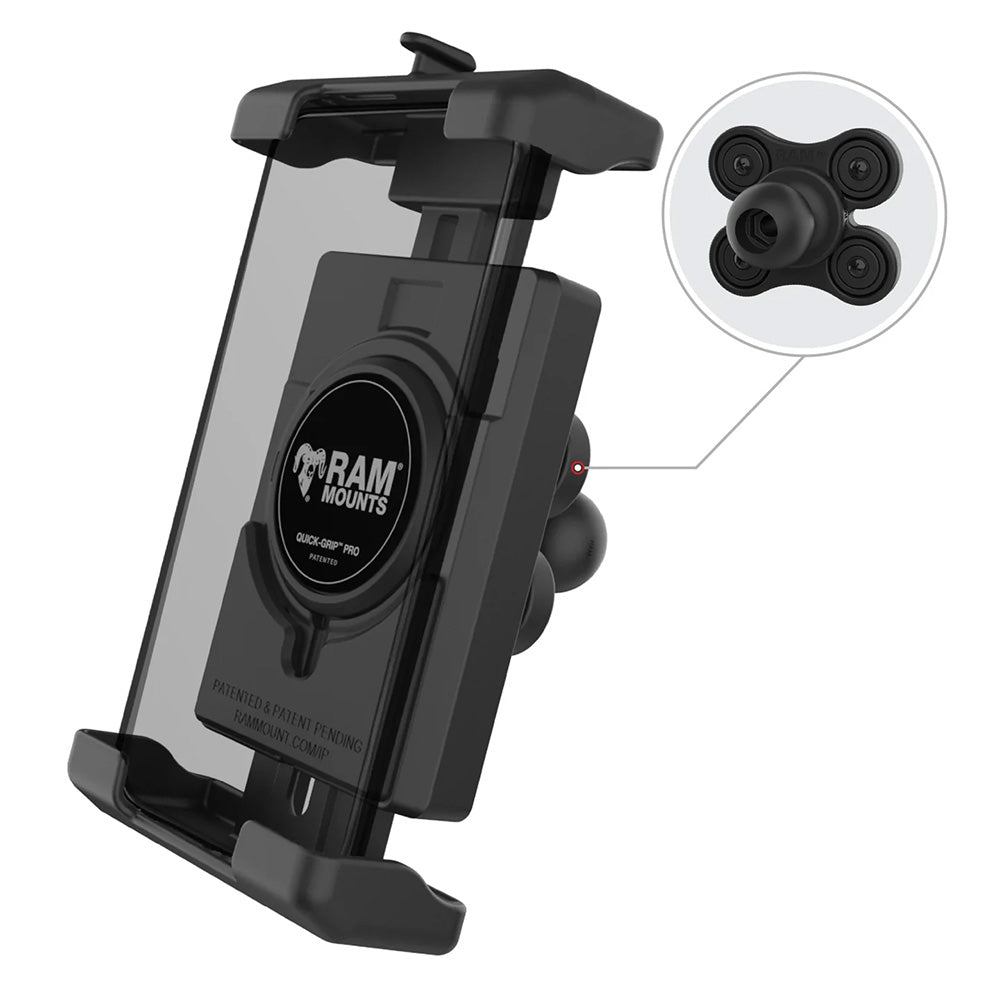 Ram Mount RAM® Quick-Grip™ Pro XL Phone Holder w/Ball & Vibration Damper