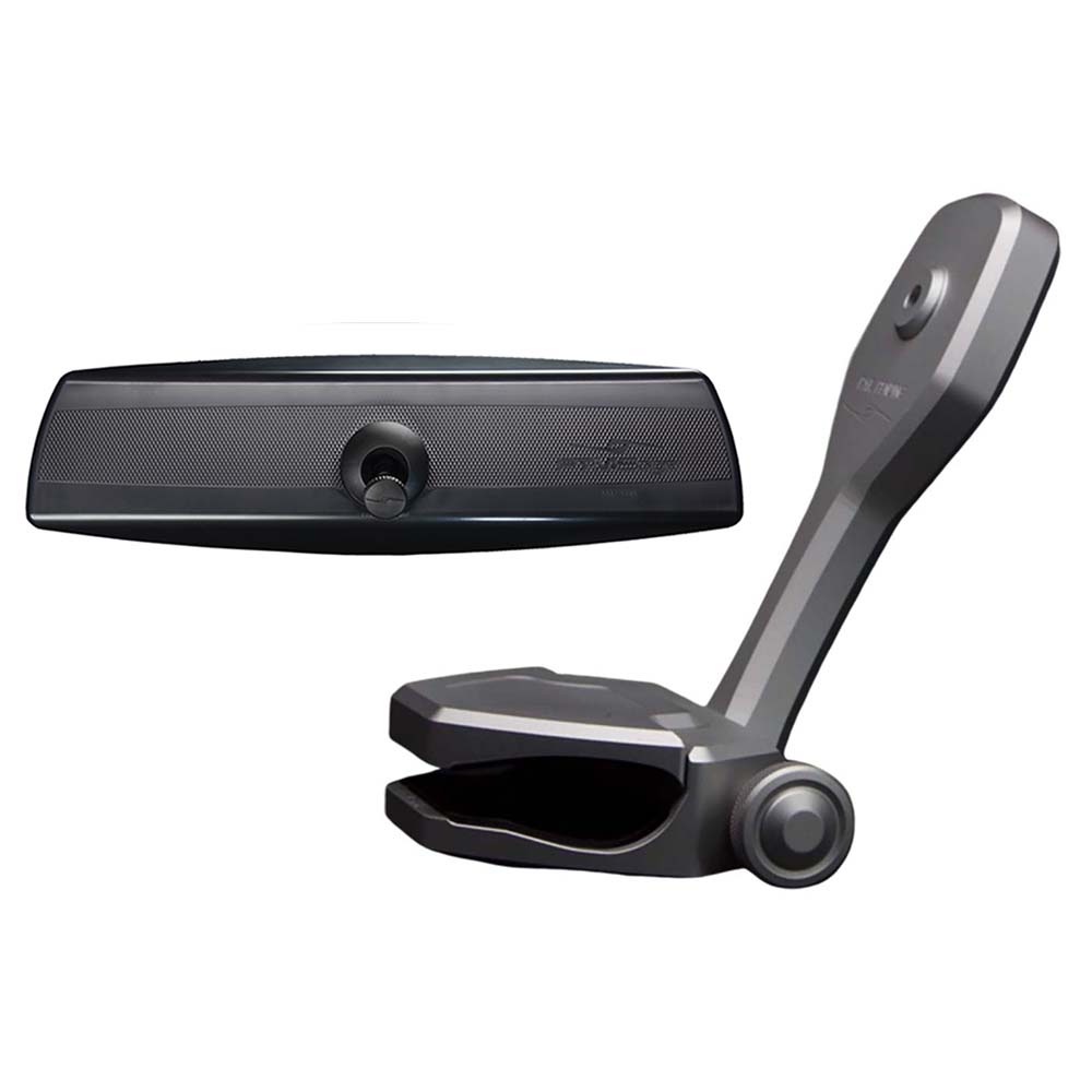PTM Watersports Mirror/Bracket Kit w/VR-140 PRO Mirror & ZXR-361 (Titanium Grey)