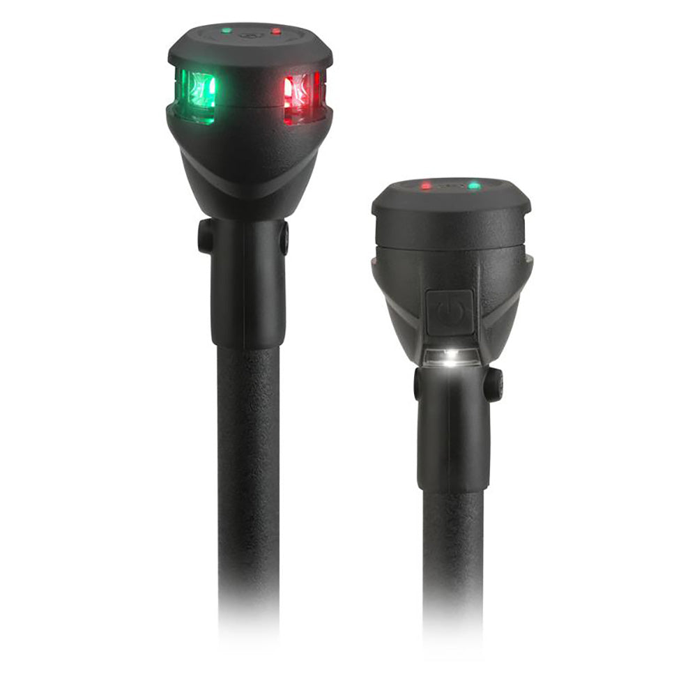 Attwood LightArmor Fast Action Bi-Color Pole Light With Task Light - 14" & 3-Pin
