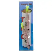 H H LURE TKO SHRIMP DOUBLE RIG 1/4oz OPEN NIGHT/CHART T
