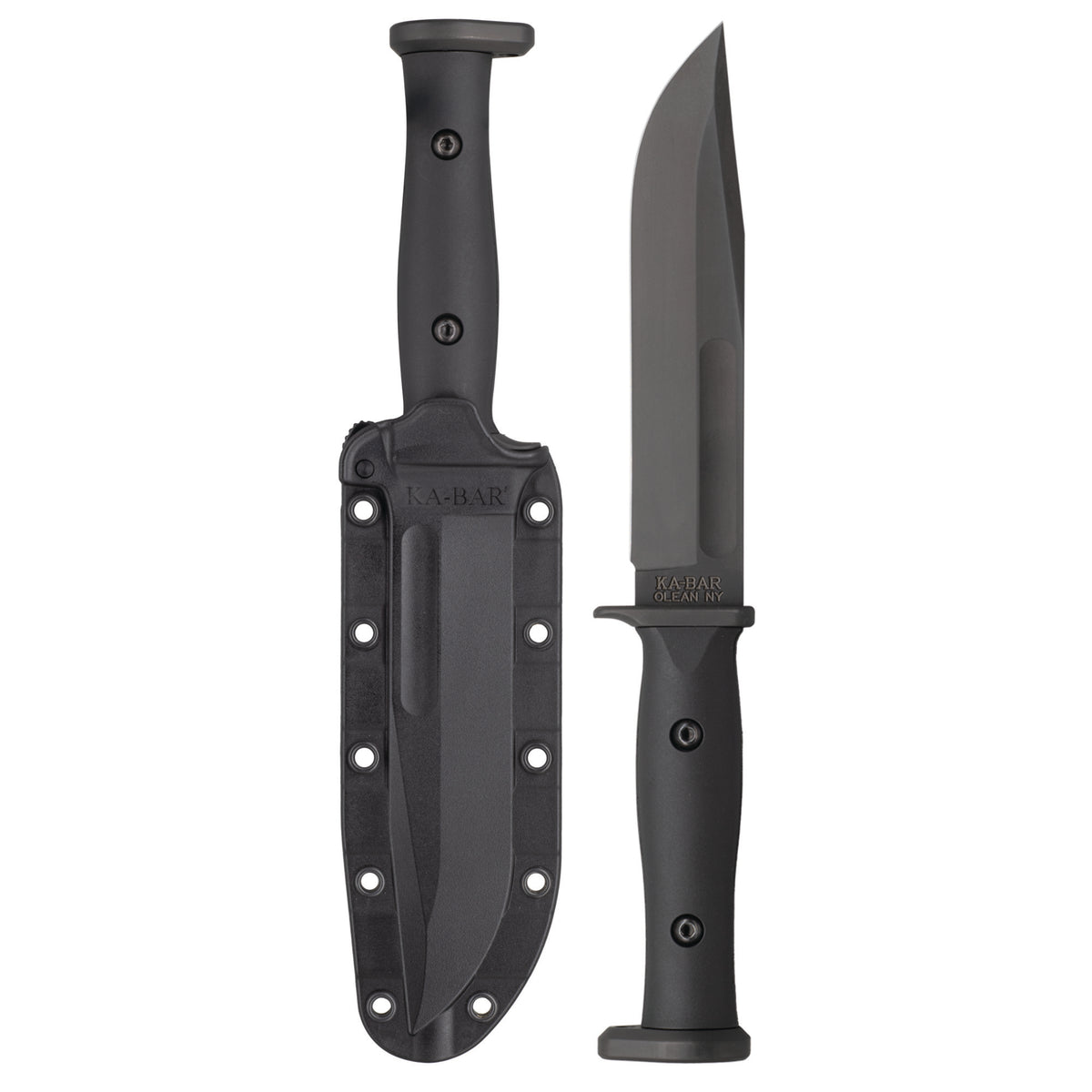 KBAR SLABBY FIXED 6.86" BLK W/SHEATH