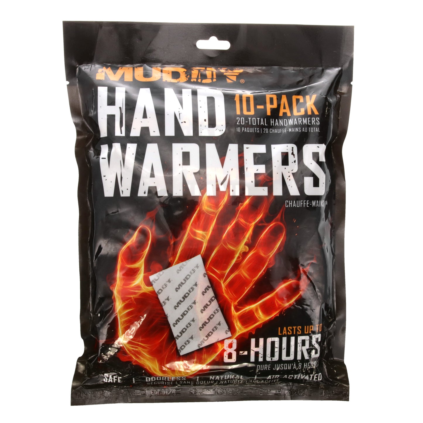 MUDDY DISPOSABLE HAND WARMER 10 PACK