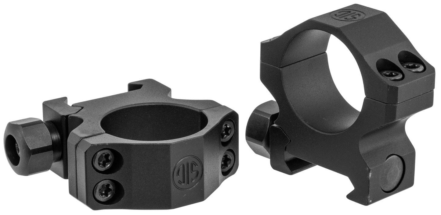 Sig Sauer Electro-optics Alpha1 Hunting, Sig Soa10019 Alpha1 Rings 1in Low Alum Mat Blk