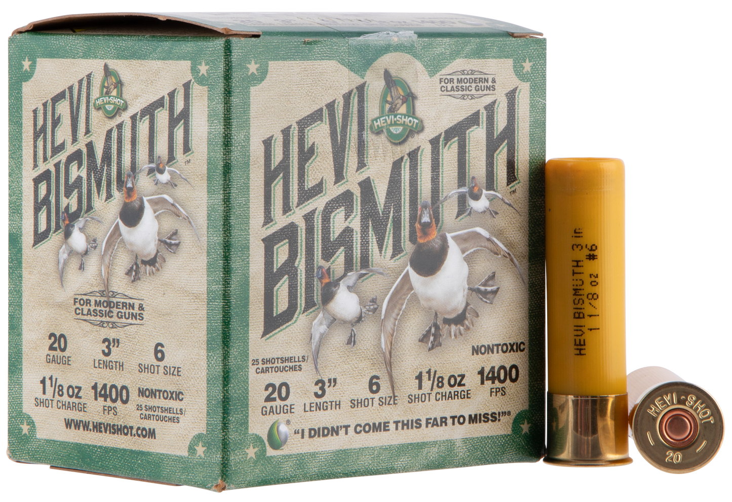 Hevishot Hevi-bismuth, Hevi Hs17006 Bismuth Wf 20 3in 6 11/8 25/10