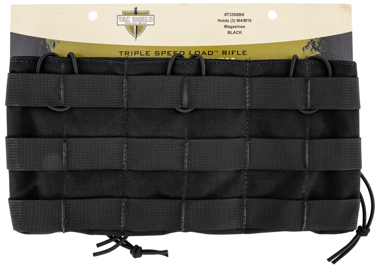 Tacshield (military Prod) Speed Load, Tacshield T3508bk Trip Speed Load Rfl M-pouch Bk
