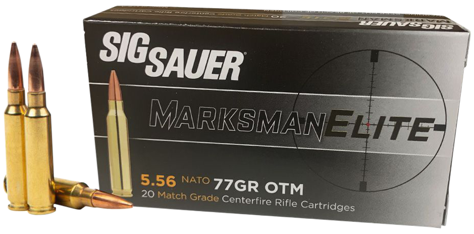 Sig Sauer Elite Match Grade, Sig E556m4-20 5.56 Nato 77 Elt Mtch 20/10