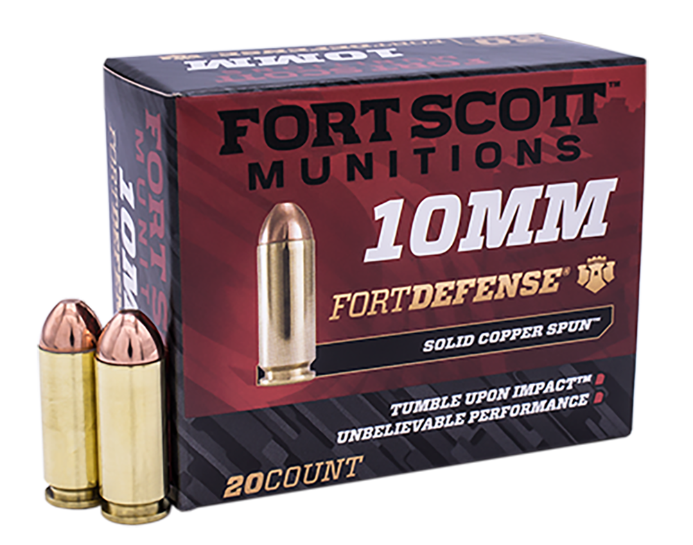 Fort Scott Munitions Tumble Upon Impact (tui), Fsm 10mm-124-scv 10mm 125gr Tui 20/25