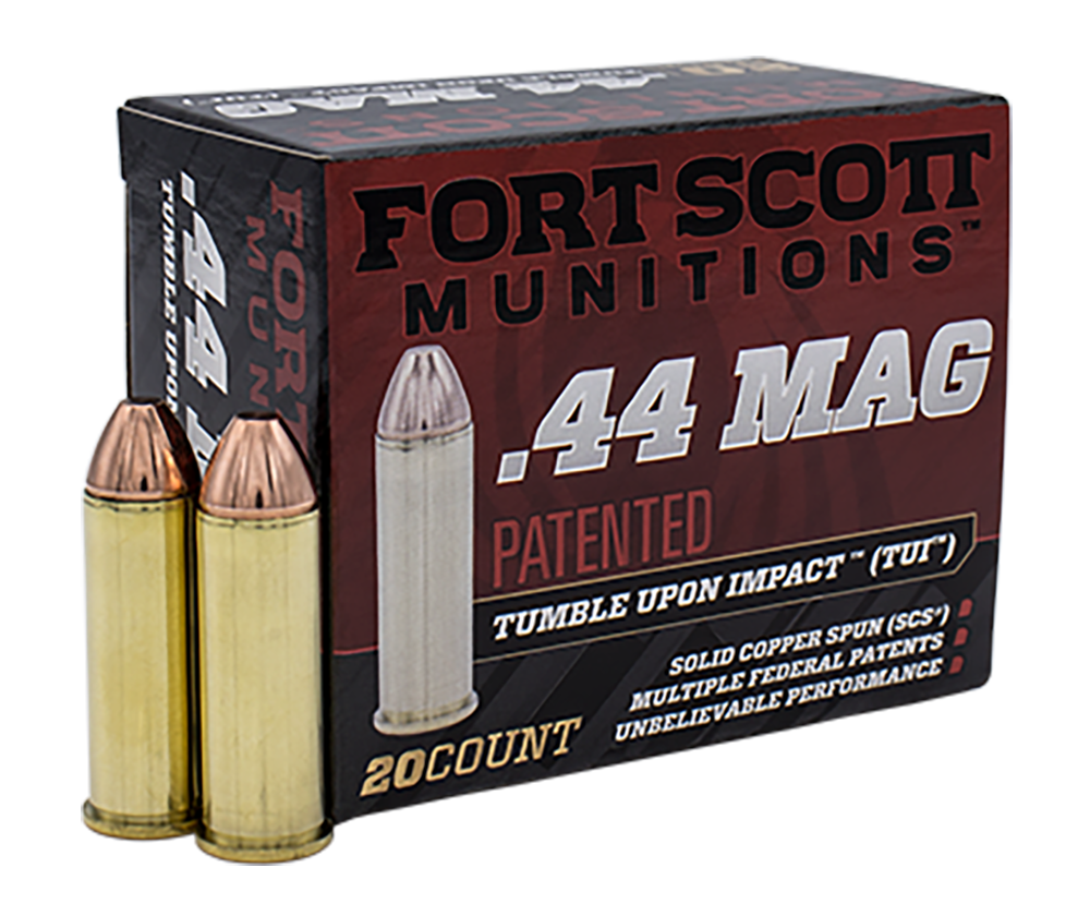 Fort Scott Munitions Tumble Upon Impact (tui), Fsm 44mag-200-scv 44mag 200gr Tui 20/25