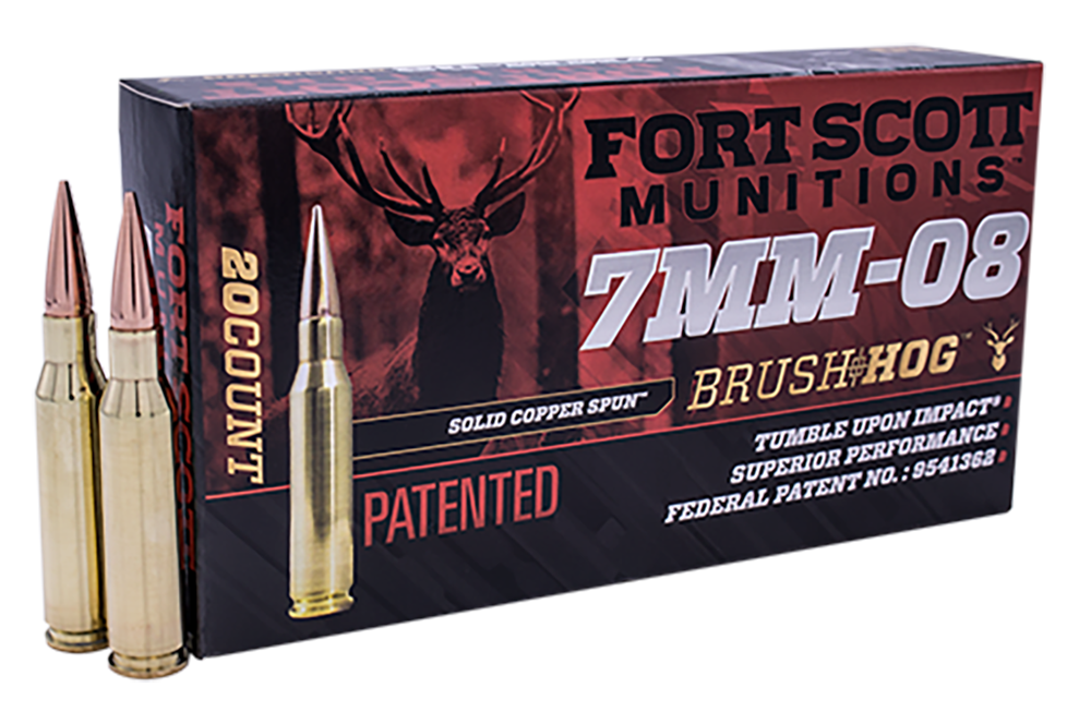Fort Scott Munitions Tumble Upon Impact (tui), Fsm 7mm08-120-scv1 7mm08 120gr Scs Tui 20/10