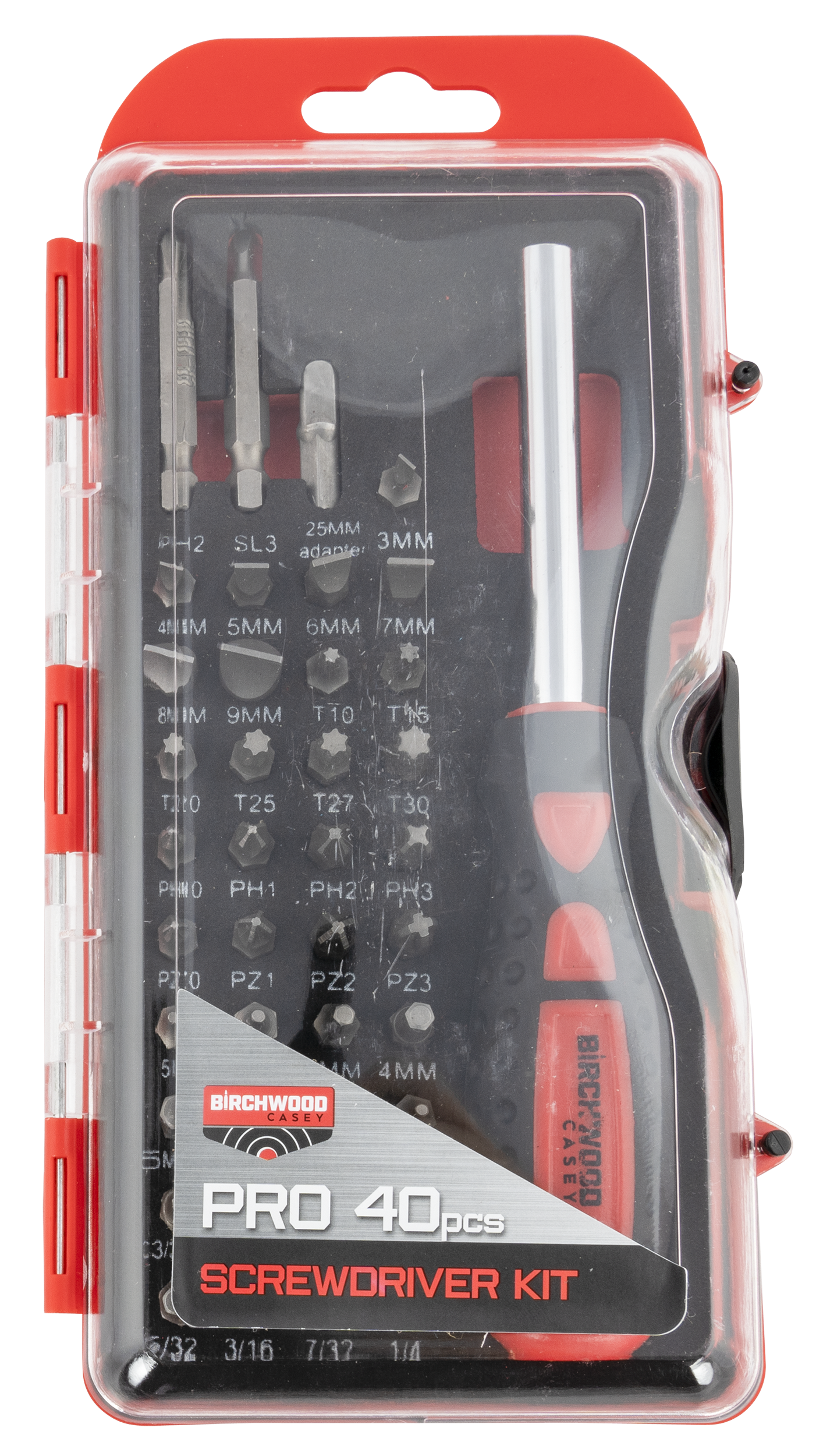 Birchwood Casey Pro Screwdriver Set, Bir Prosds Pro Screwdriver Set 40pc