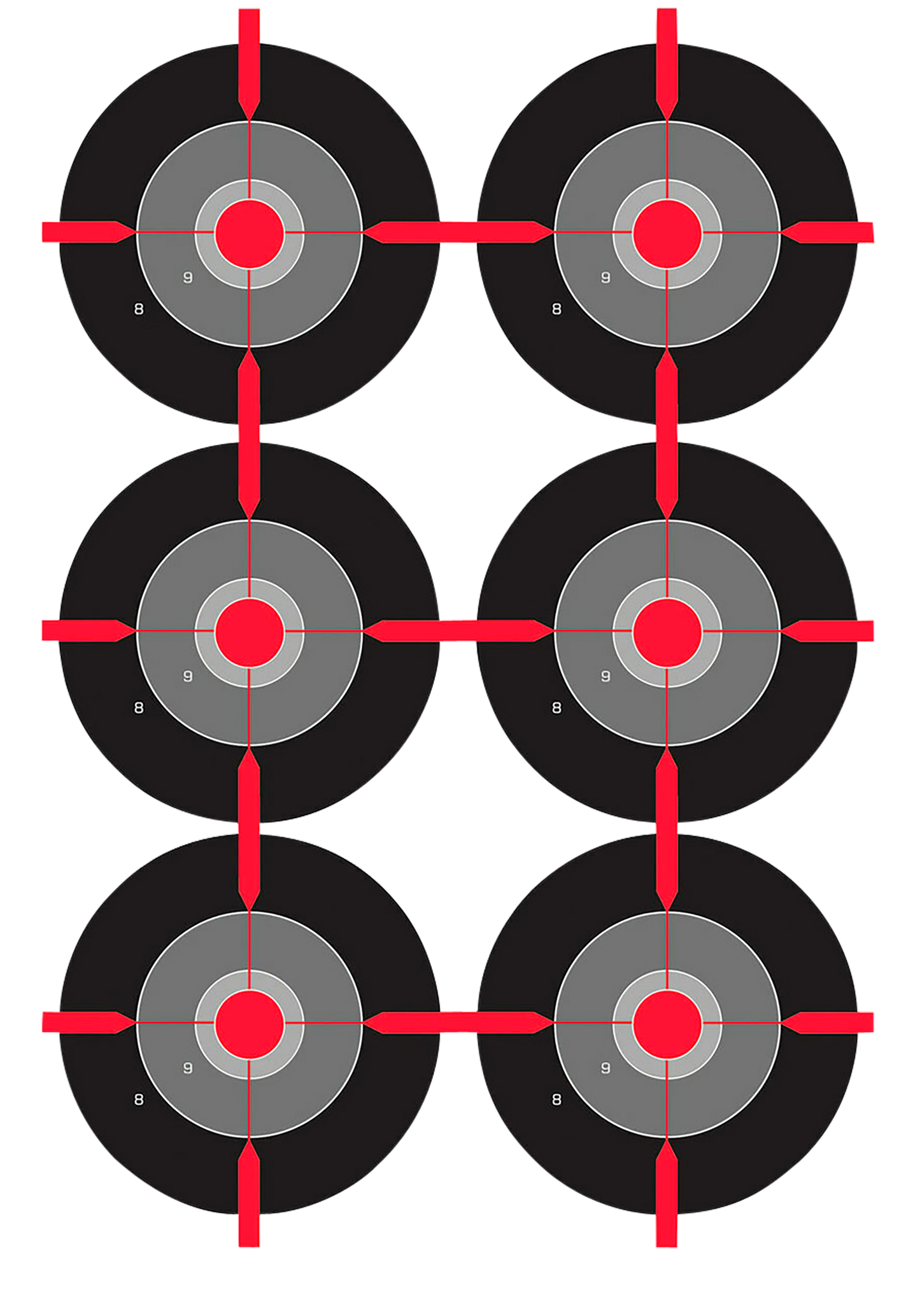 Birchwood Casey Dirty Bird, Bir 35703 Dirtybird 12x18 Multiple Bullseye 100pk