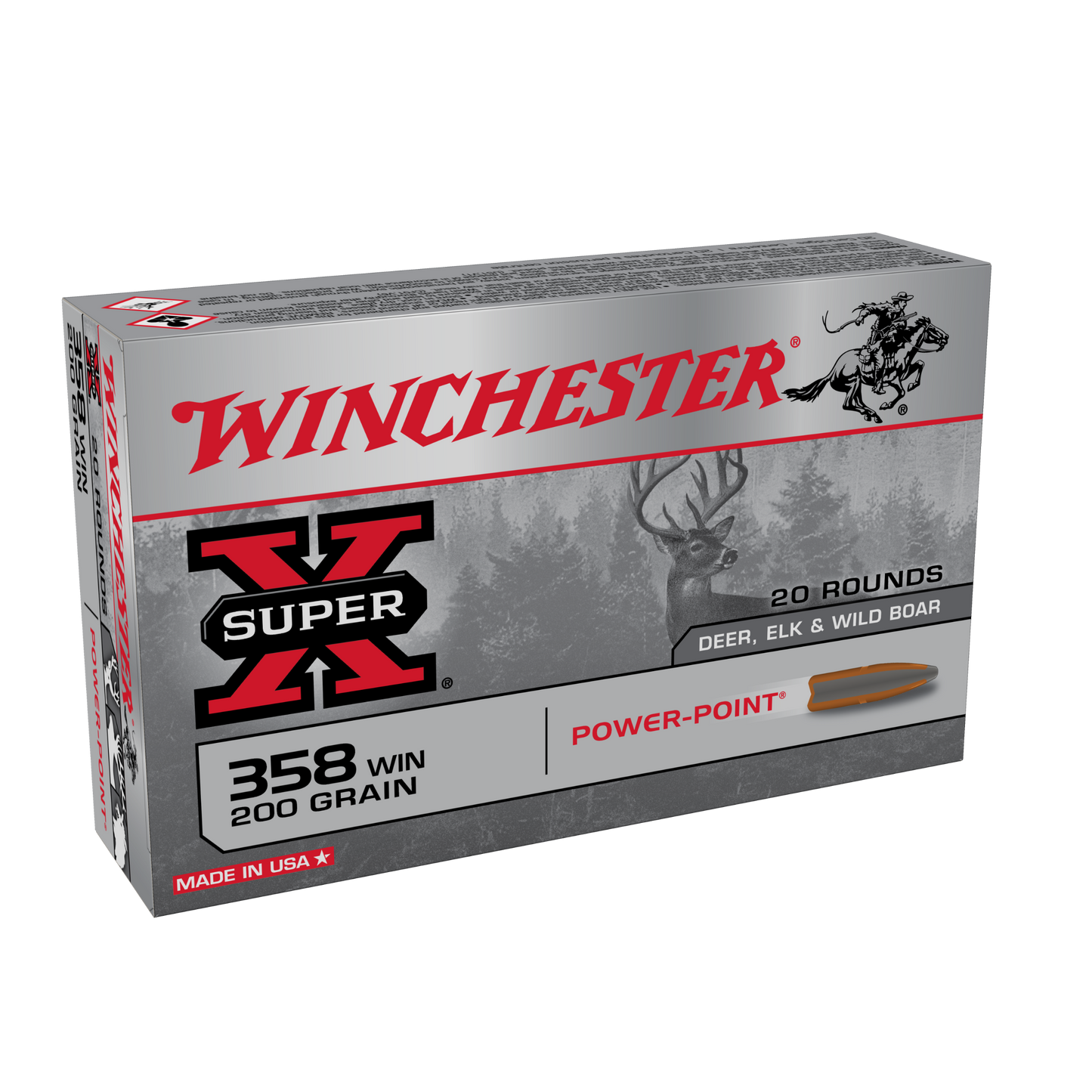 Winchester Ammo Super X, Win X3582 358 200pp 20/10