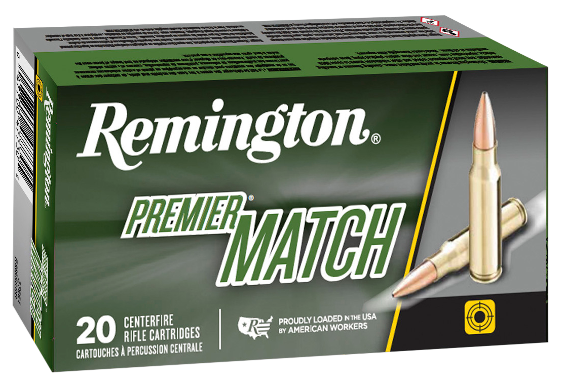 Remington Ammunition Premier, Rem 27682 223 Rem 52 Bthp Match 20/10