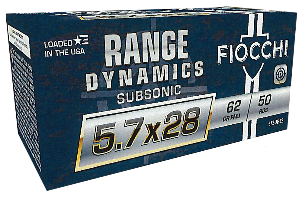 Fiocchi Range Dynamics, Fio 57sub62 Range Dynamics 5.7x28 62fmj 50/10