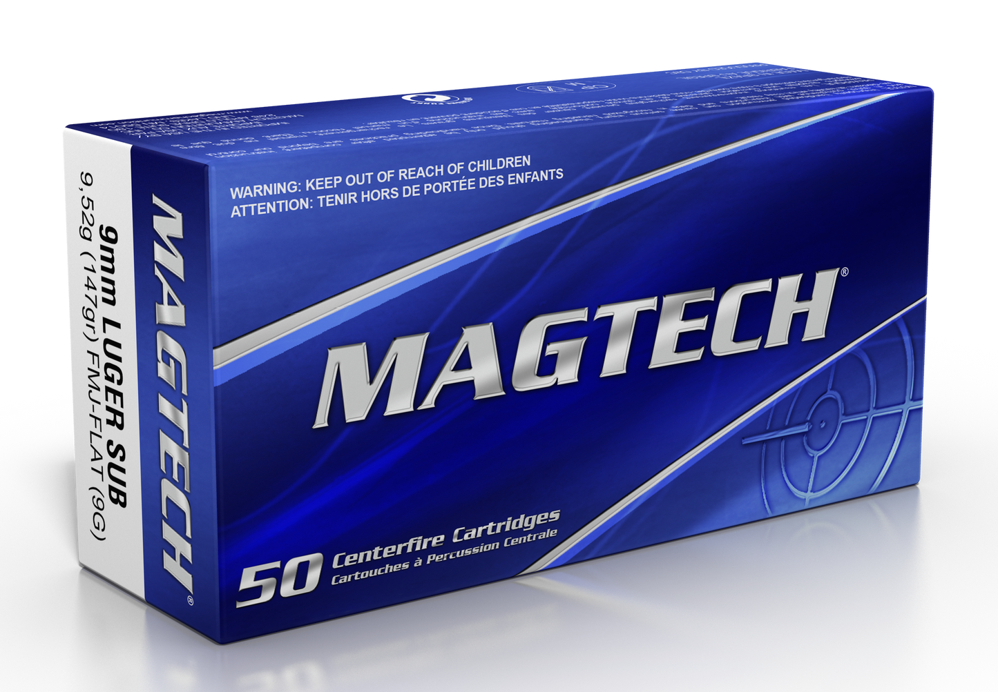 Magtech Range/training, Magtech 9g 9mm 147 Fmc 50/20