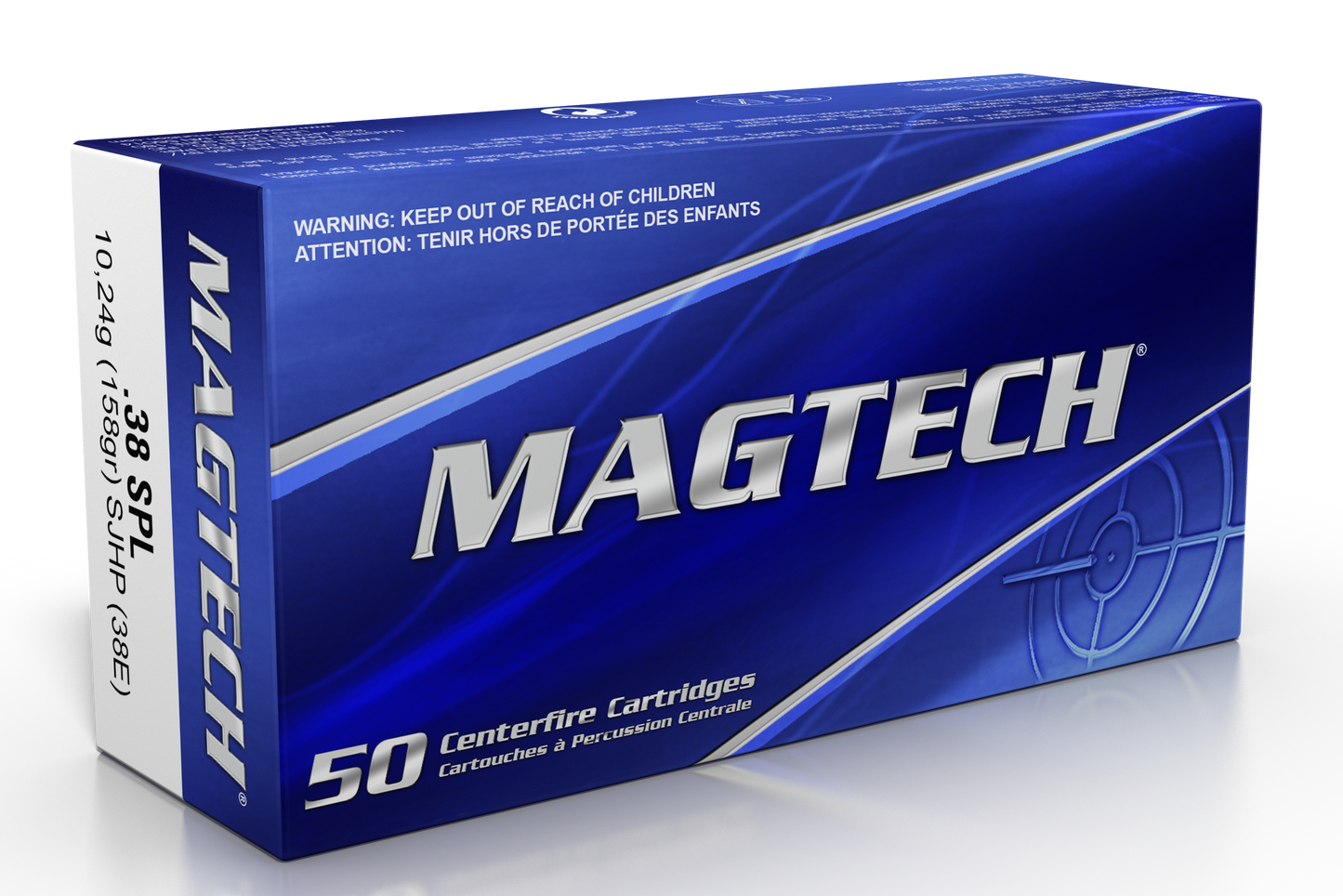 Magtech Range/training, Magtech 38e 38sp 158 Sjhp 50/20
