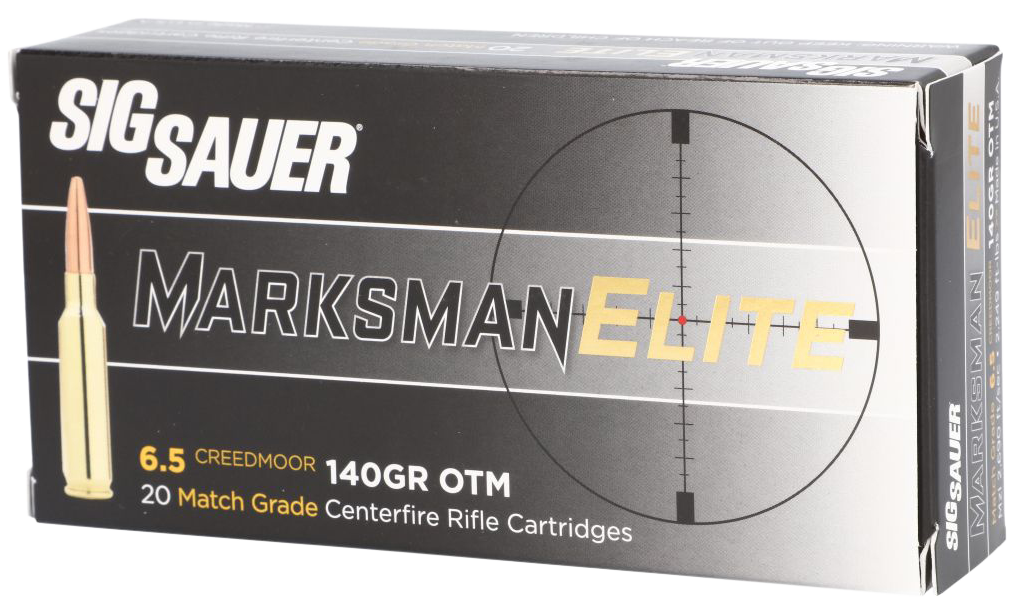 Sig Sauer Elite Match Grade, Sig E65cm1-20 6.5cr 140 Otm Mtch 20/10