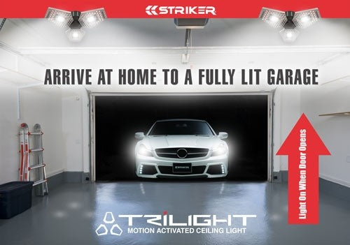 Striker Trilight Motion - Activated Garage/work Light