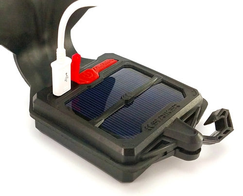 Striker Flex-it Solar Flashlgt - W/usb Quick Charge Port 5 Mode
