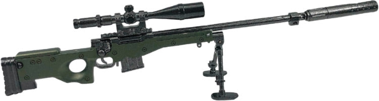 Rw Minis Non-firing Cast Awm - Rifle 1:5 Scale Replica
