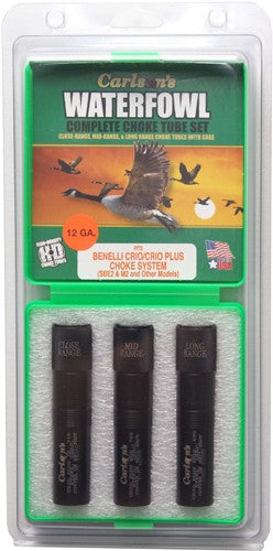 Carlsons Choke Tube Waterfowl - 3pk 12ga C/m/l-range Crio/cri+