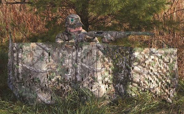 Hs Portable Ground Blind - Collapsible Rt-edge 27"x12'