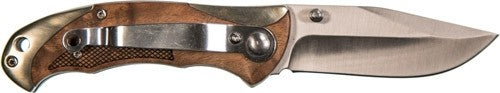 Old Timer Knife Ironwood Sprng - Asst 3" Bld W/nickle/slvr Caps