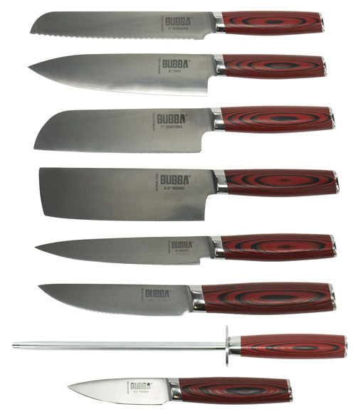 Bubba Blade Complete Kitchen & - Steak Knife Set W/kitchen Blck