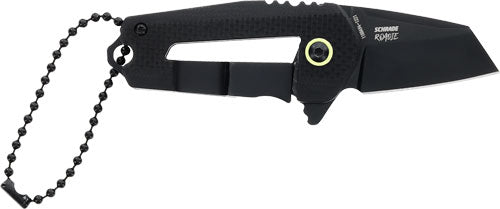Schrade Knife Roadie Folder - 1.5" Aus-10 Wharncliff Black