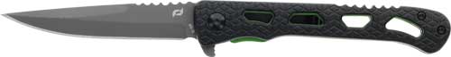 Schrade Knife Sevr Clear Fldr - 3.5" Aus-10 Black/see Through
