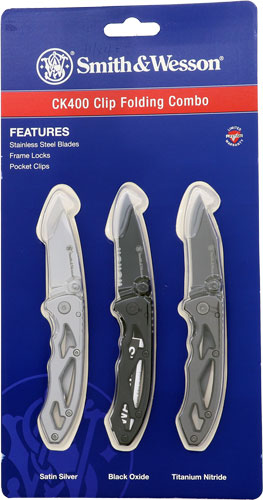 S&w Knife Ck400 3pc Folding - Combo Promoq4<