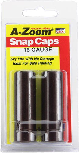 A-zoom Metal Snap Cap 16ga. - 2-pack