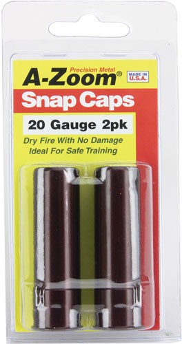 A-zoom Metal Snap Cap 20ga. - 2-pack