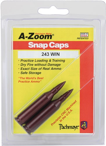 A-zoom Metal Snap Cap .243 - Winchester 2-pack