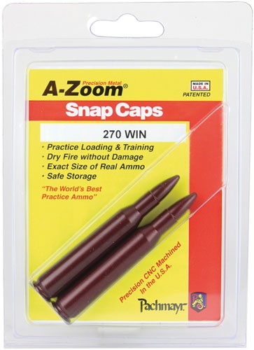 A-zoom Metal Snap Cap .270 - Winchester 2-pack