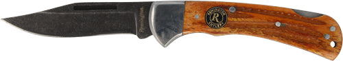 Remington Cutlery Back Woods - 3.5" Lock Back Bone/s-washed