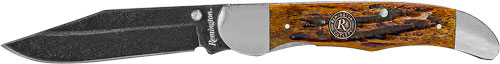 Remington Cutlery Back Woods - 3.75" Liner Lock Bone/s-washed